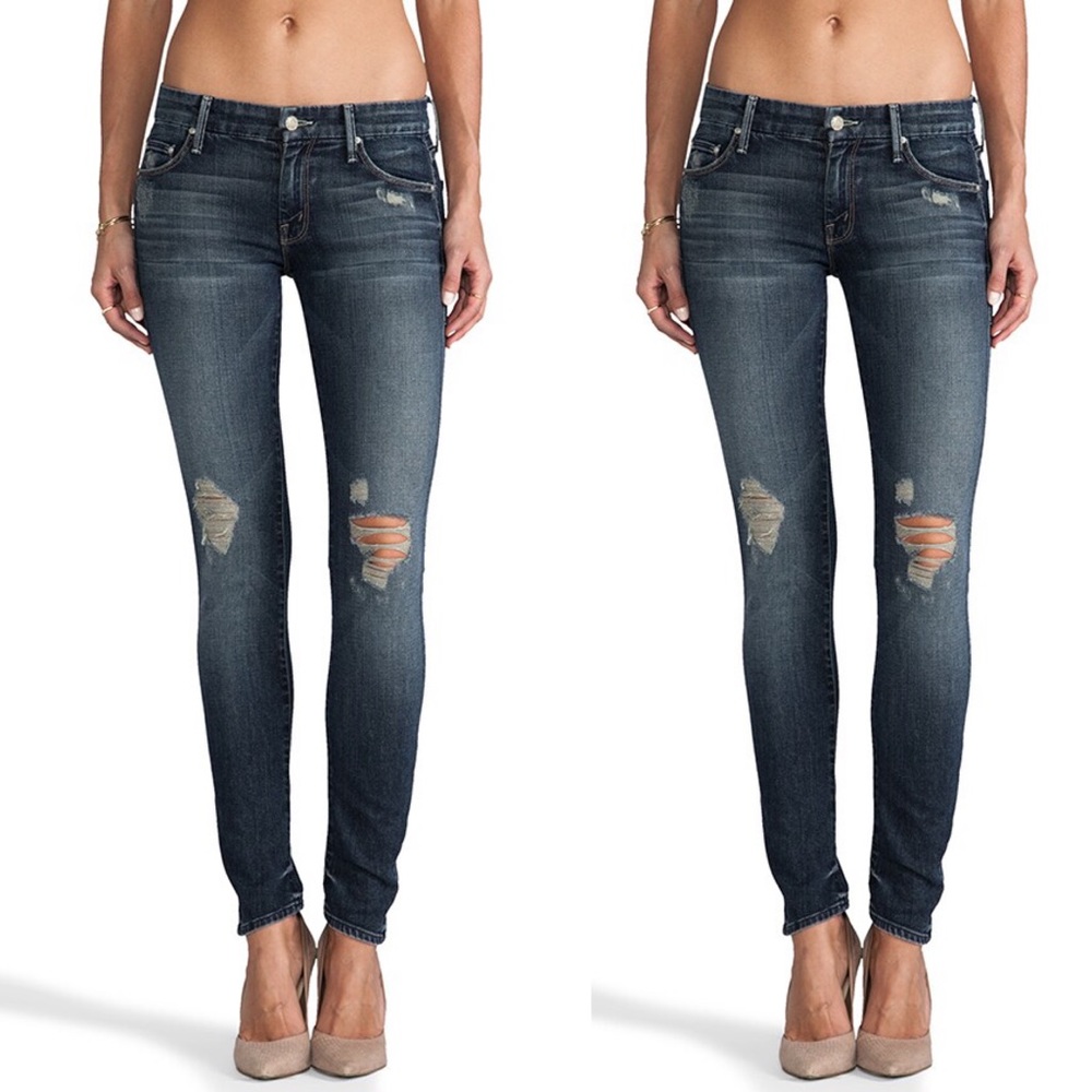 MOTHER The Looker in Tarnished Skinny Jeans Size 29